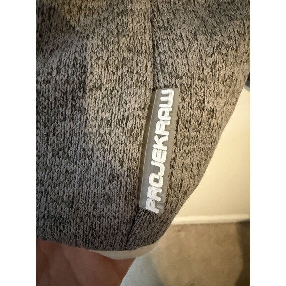 Projek Raw Still Human Zip Up Hoodie Men’s L Gray Cruelty Free Warm Cozy - Picture 8 of 11